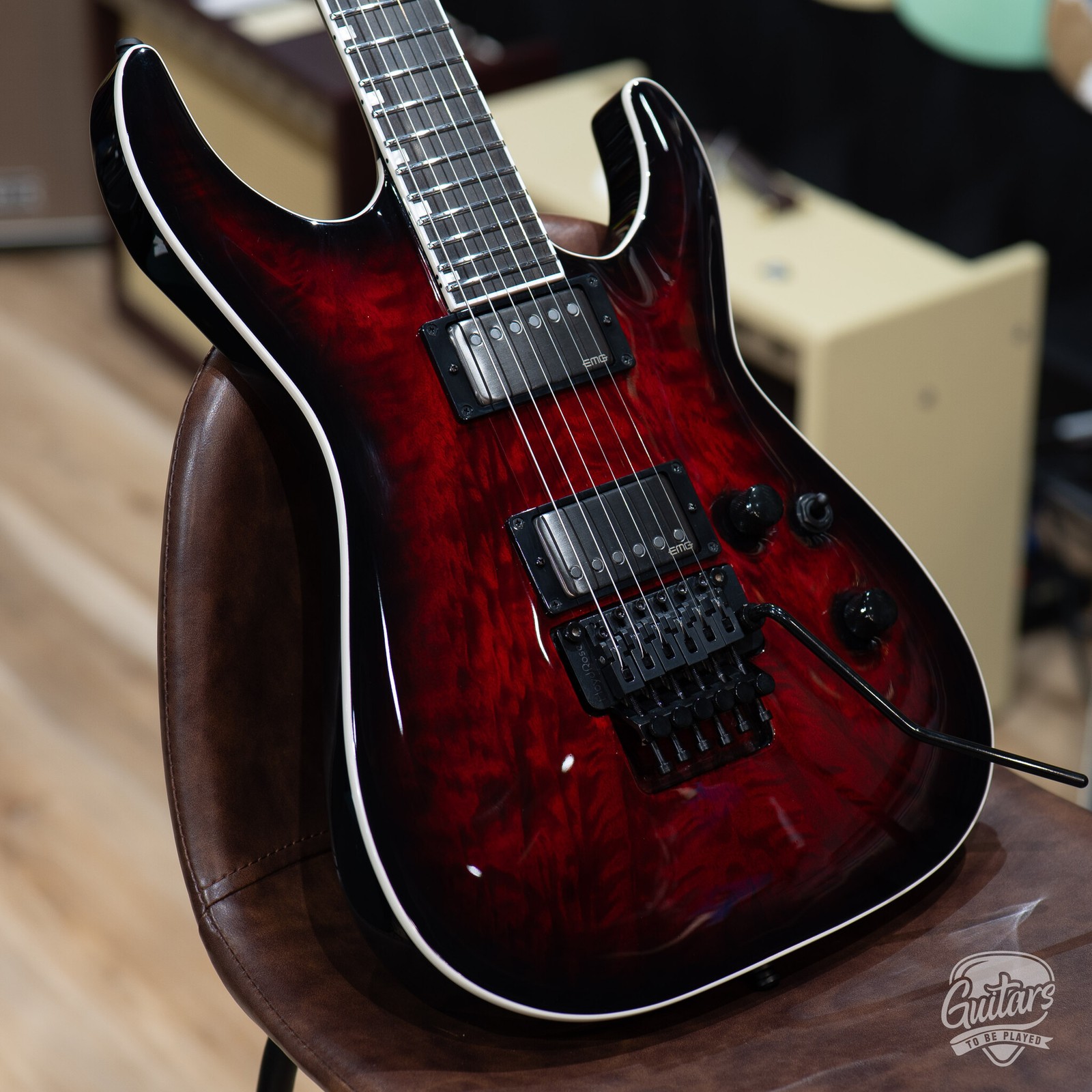 ESP E-II Horizon FR-II Floyd Rose – See Thru Black Cherry Sunburst (B-stock)