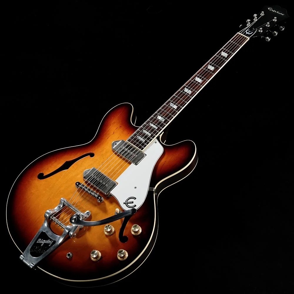 1990 Epiphone Casino Sunburst w/ Bigsby Orange Label MIJ Terada Ships from USA