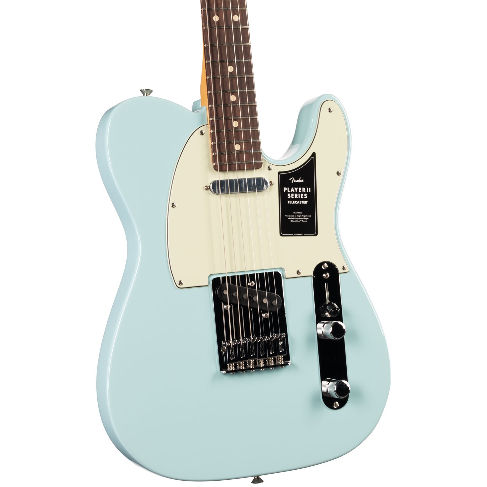 Fender 75th Anniversary Player II Telecaster Daphne Blue (439)