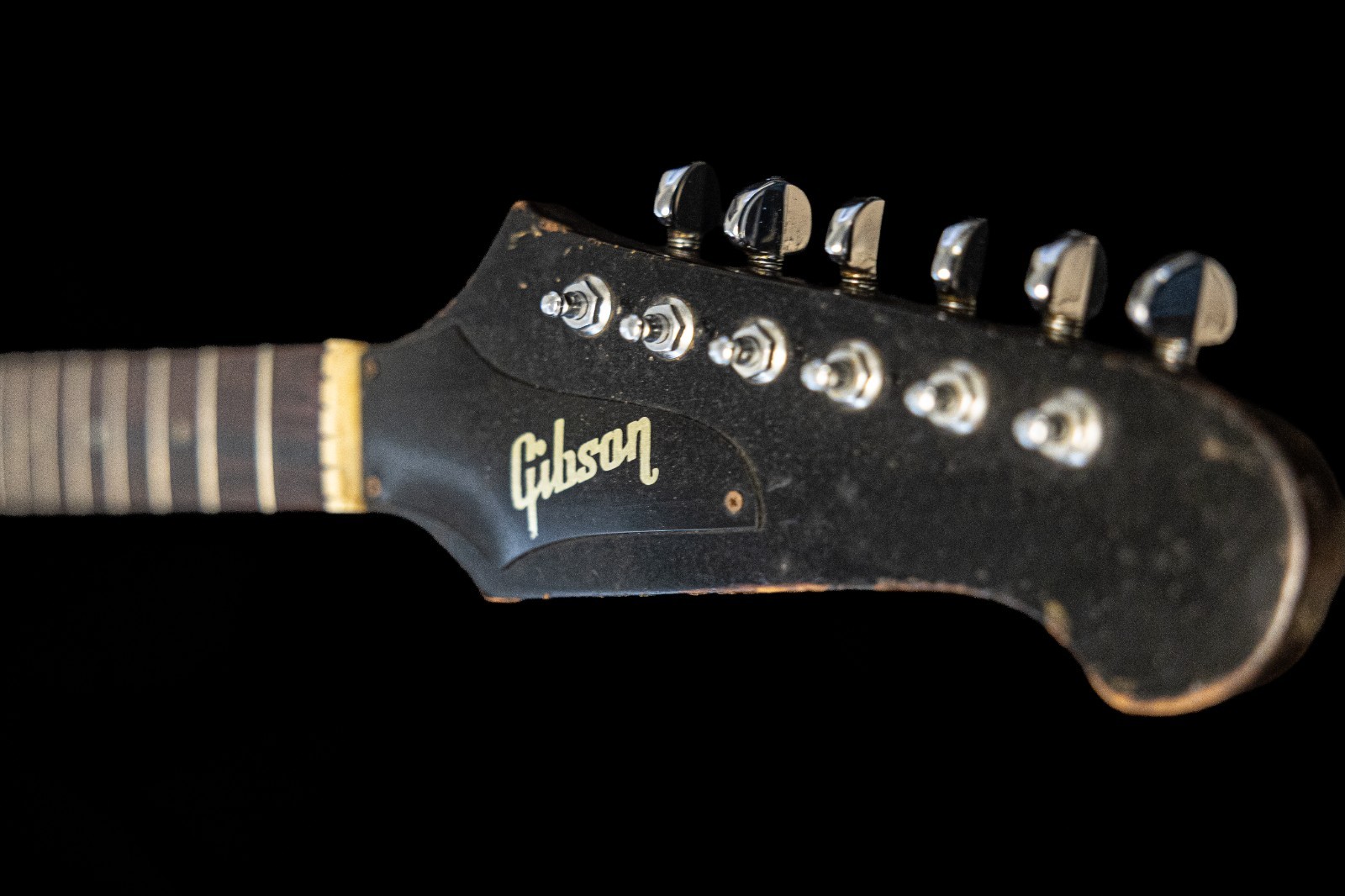Vintage 1965 Gibson Firebird Non-Reverse P90 Evan Johns Omar Kent Dykes COA