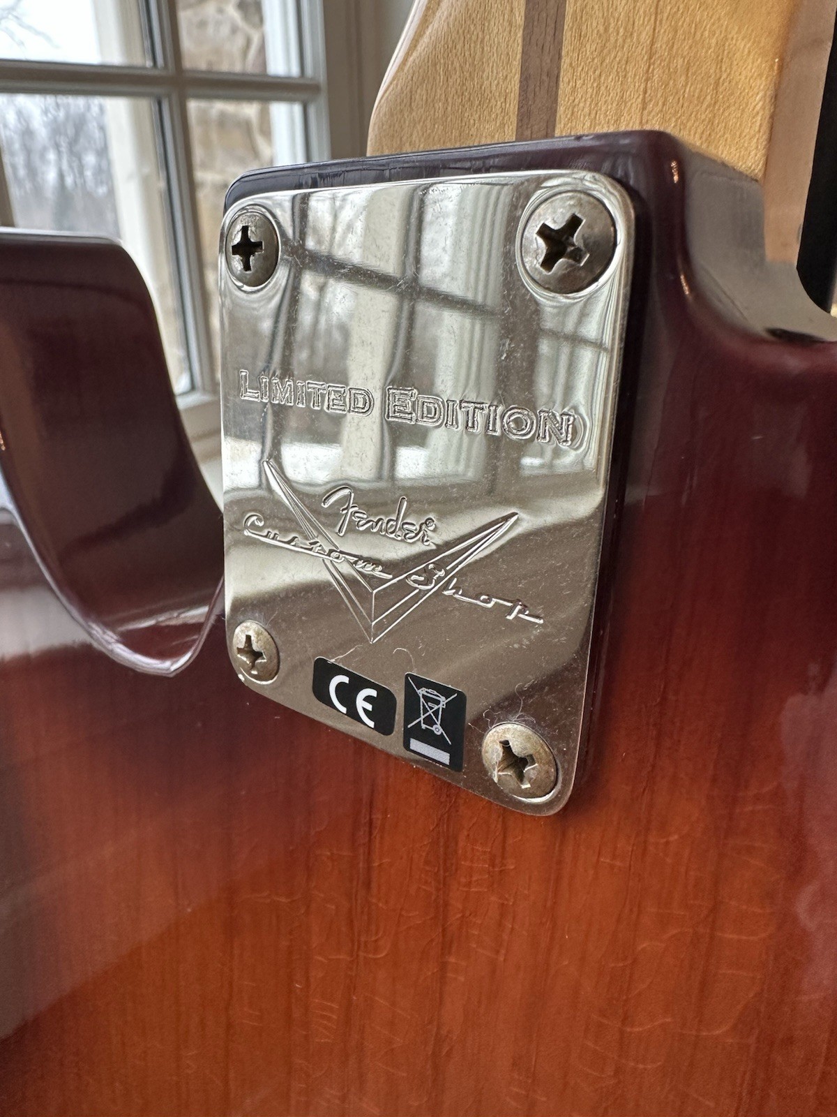 2025 Fender Custom Shop Telecaster Thinline W25 Journeyman Violin Burst