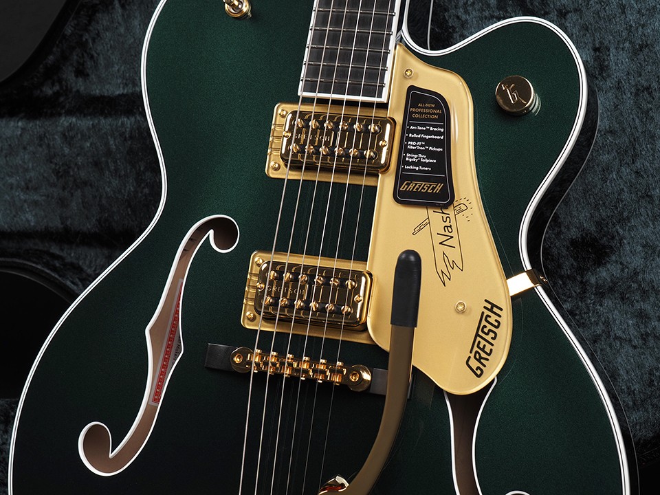 Gretsch Gretsch Nashville Hollow Body with String Thru Bigsby and Gold HW #GGaz9