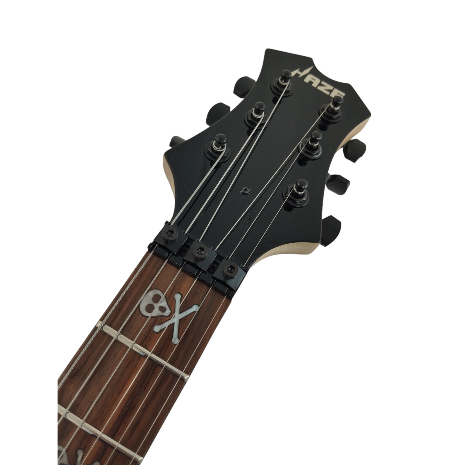 Haze HSFV 1940-J, Solidwood Gun Metal Grey, 6-String Electric Guitar