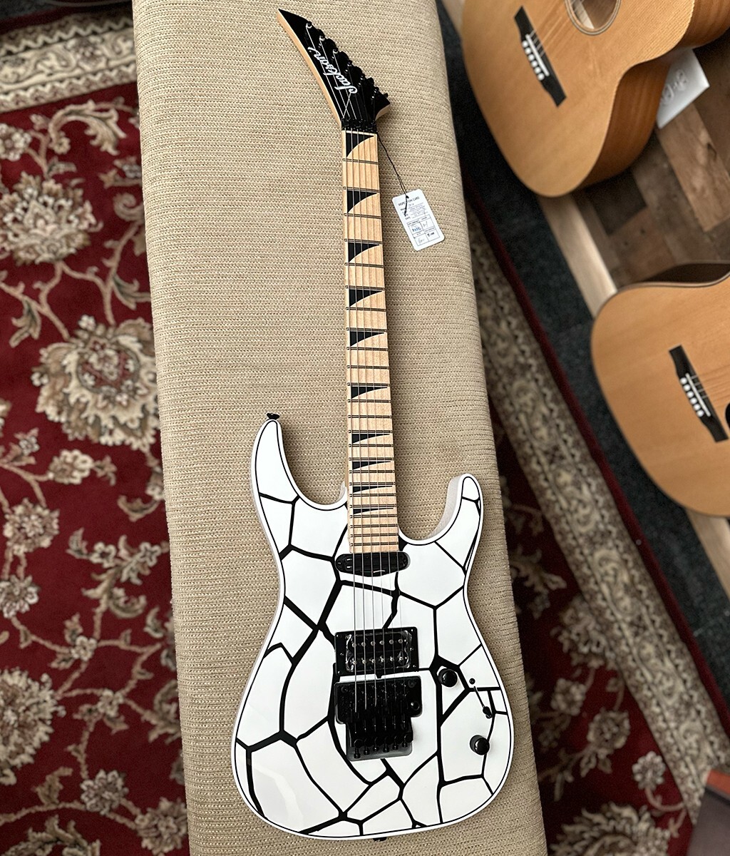Jackson X Series Dinky DK1A White Tortoise Electric Guitar
