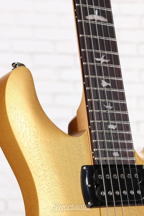 PRS SE CE 24 Standard Satin Electric Guitar – Metallic Gold Satin