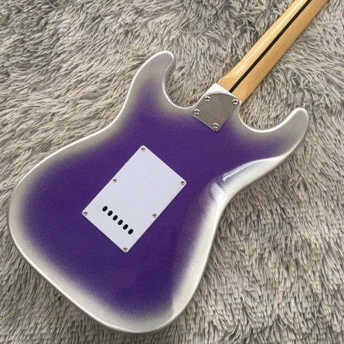 Metallic Purple S&T Electric Guitar S-S-H Pickups Maple Fretboard Chrome Parts