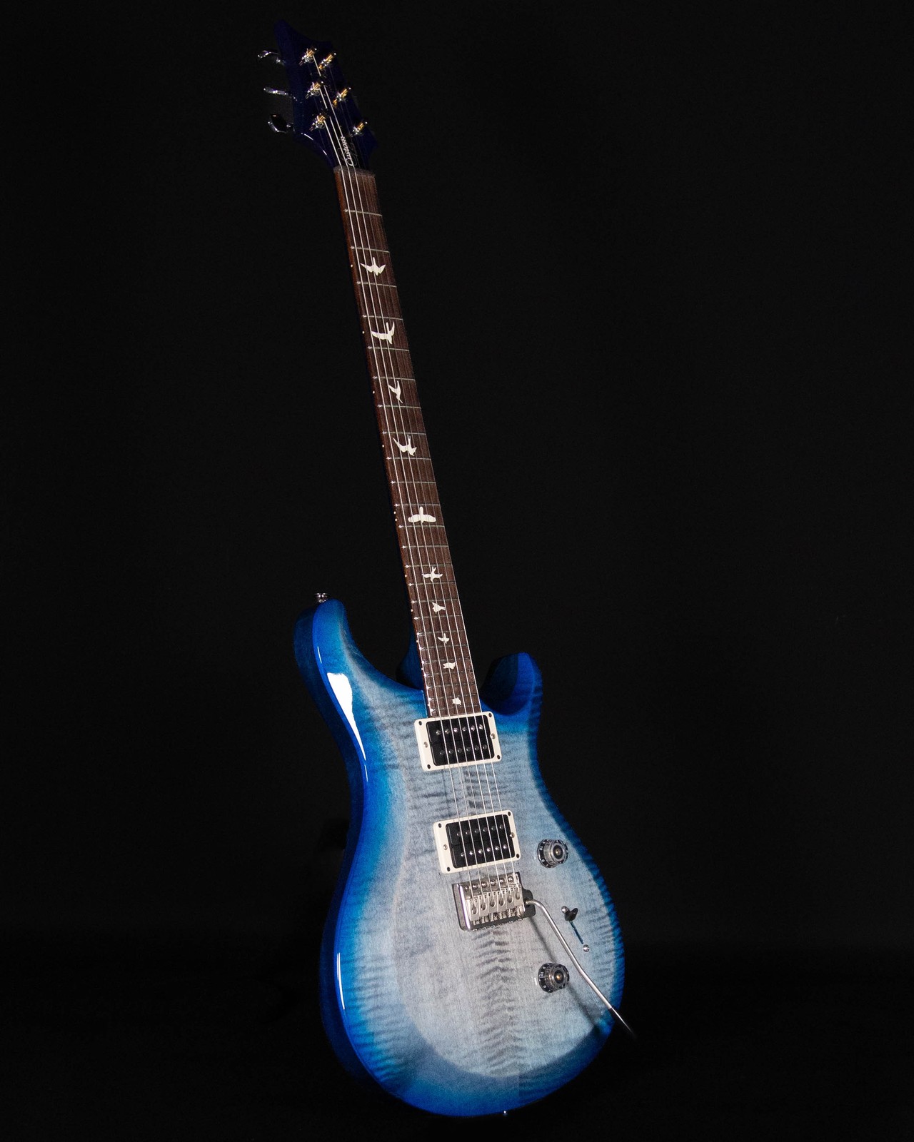 PRS S2 Custom 24, Faded Gray Black Blue Burst