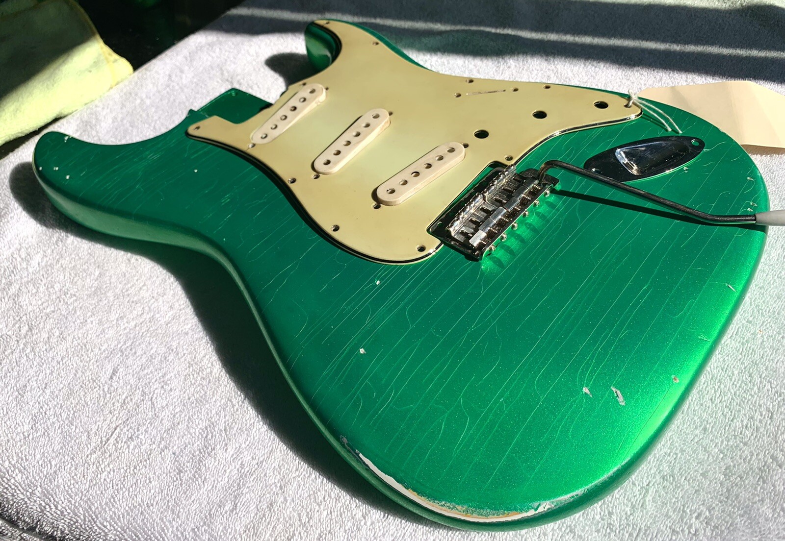 JVG ST BODY RELIC 60s Nitro Lacquer CANDY APPLE GREEN ORDER HERE JVGuitars