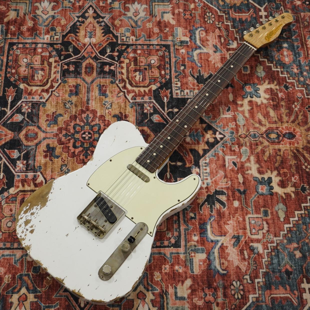 Xotic XTC-1 Olympic White Heavy Aged Alder w Roasted Flame Maple Neck