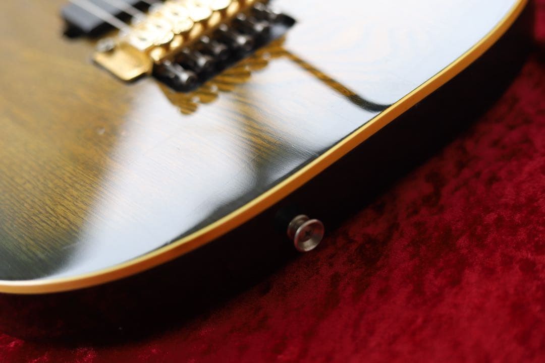 Electric Guitar Schecter Custom 1980s Green Burst Made in Japan
