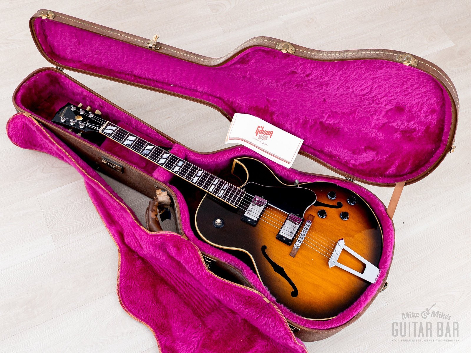 1989 Gibson ES-175 Sunburst w/ Mahogany Back/Sides, Case & Hangtag