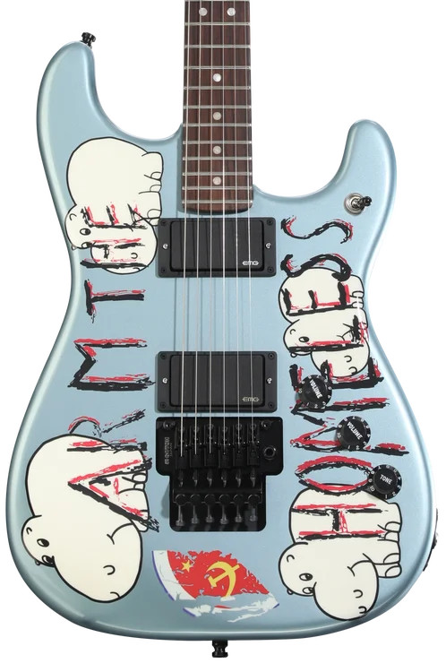 Fender Tom Morello’s “Arm The Homeless” Electric Guitar – Blue Ice Metallic