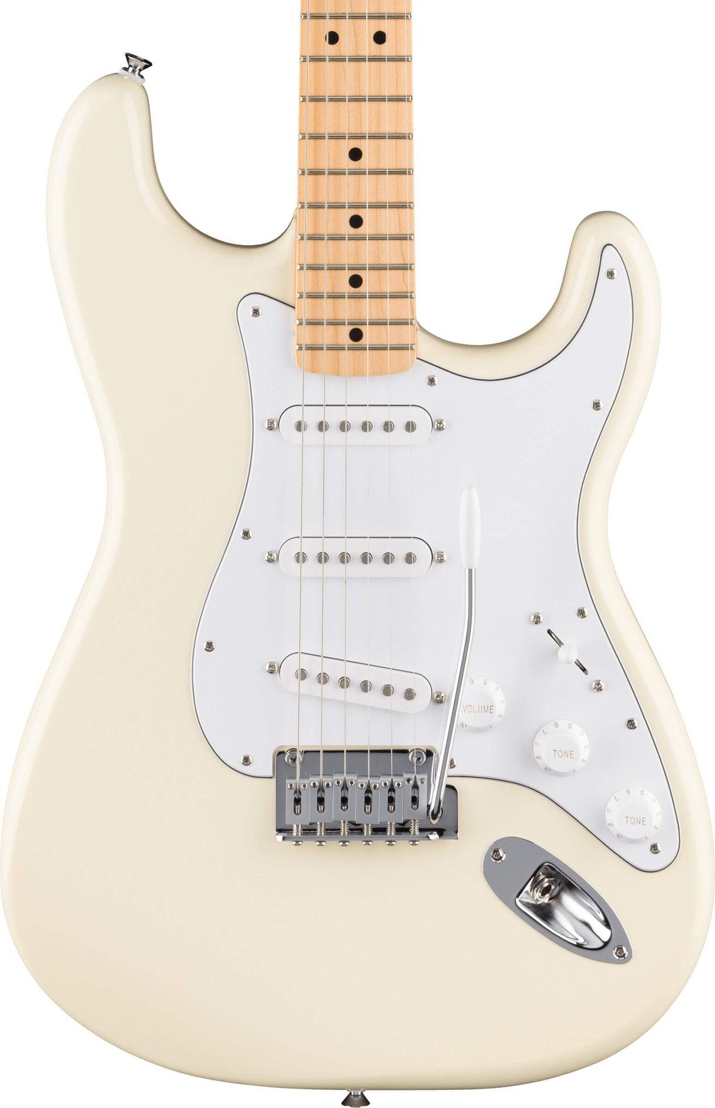 Fender Standard Stratocaster Electric Guitar – Olympic White
