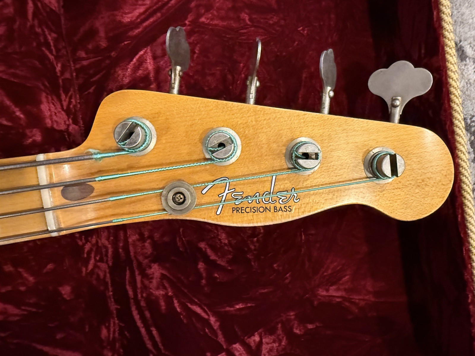 2023 Fender Custom Shop ’55 Precision Bass Heavy Relic in Nocaster Blonde