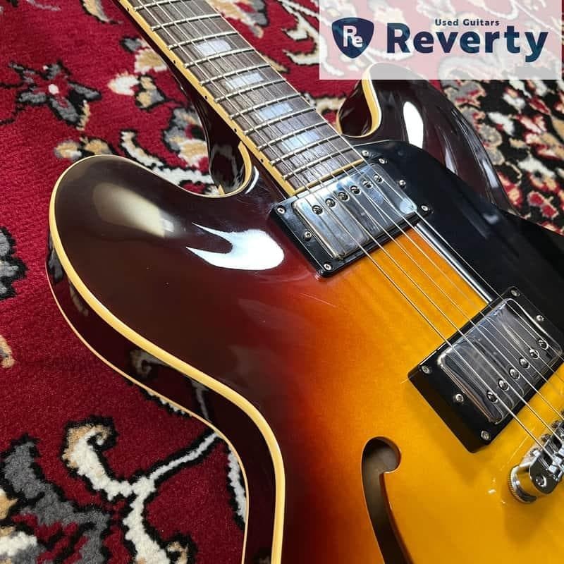 Burny RSA-120C ES-335 Type Electric Guitar Used Product Shipping From Japan