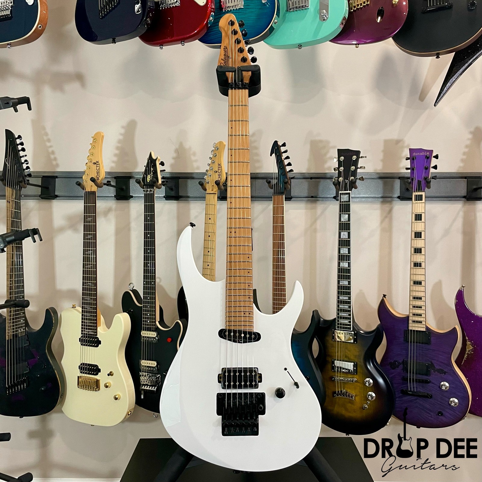 Balaguer Select Series Diablo Retro 27 FR Electric Guitar w/ Bag – Gloss Solid
