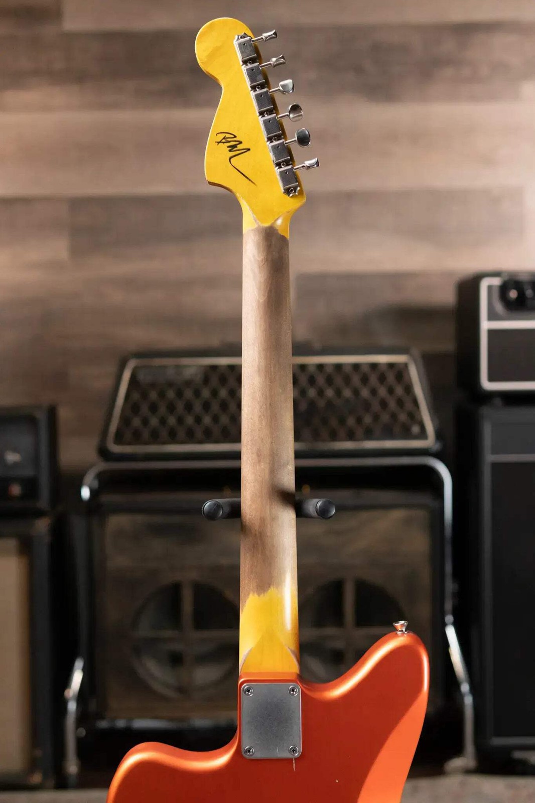 Nash JM-63 Electric Guitar – Candy Tangerine with Hardshell Case