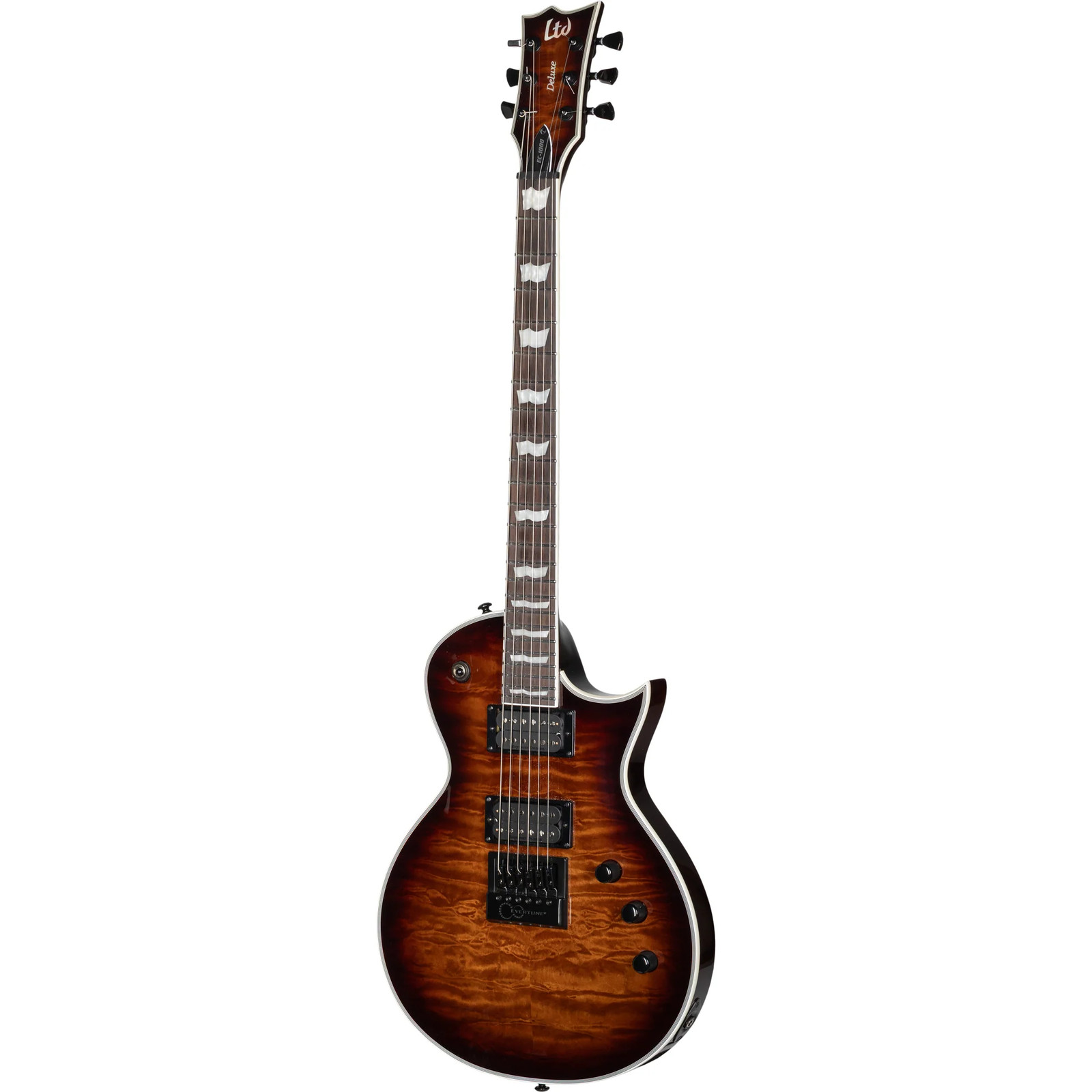 ESP EC-1000 Evertune Electric Guitar – Dark Brown Sunburst