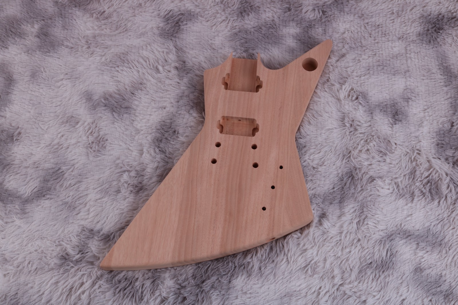 DIY Electric Guitar Kit Genuine Mahogany BD Neck Rosewood FB Set In Golden Part