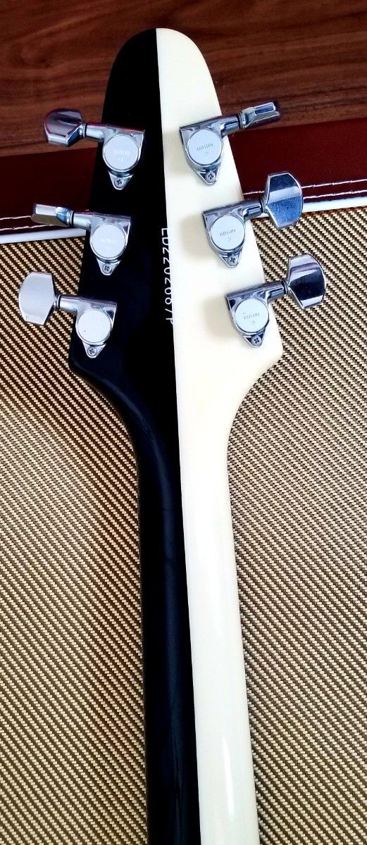 Edwards Flying V E-FV-DOT Michael Mahogany Humbucker Guitar Good