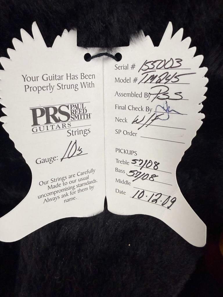 PRS The Ted McCarty 2009 RARE Model! 57/08 Pickups Sound GREAT! (158)