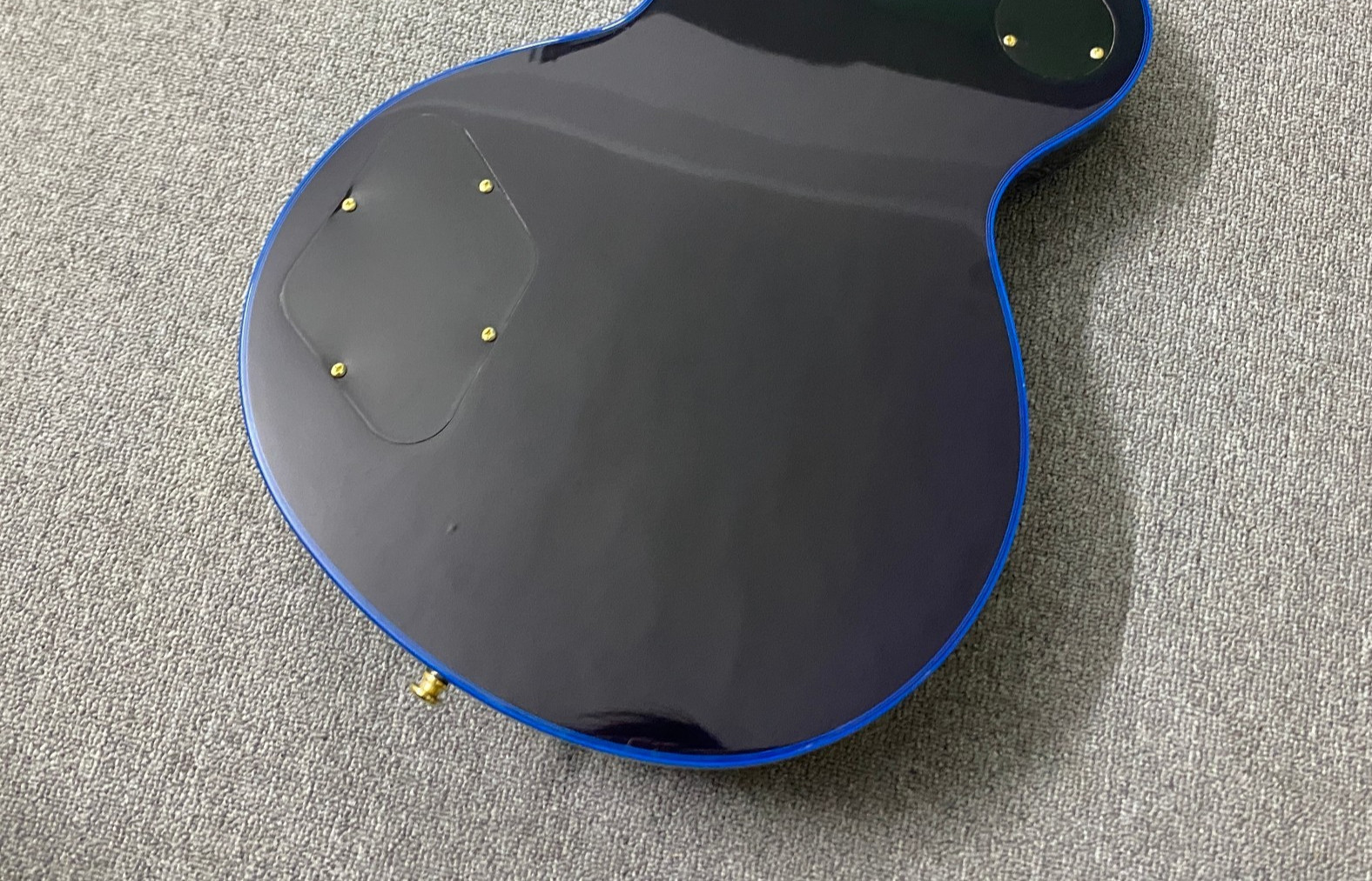 On Sale Sapphire Burst Flame maple veneer Electric Guitar Solid Mahogany Body
