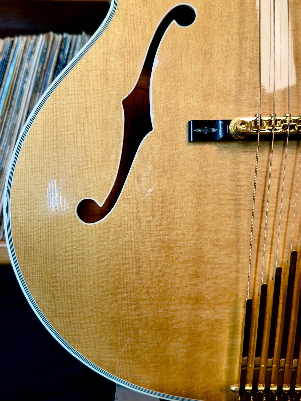 1997 Gibson Custom Shop LeGrand • Carved & Flamed Maple Back, Sides, & neck