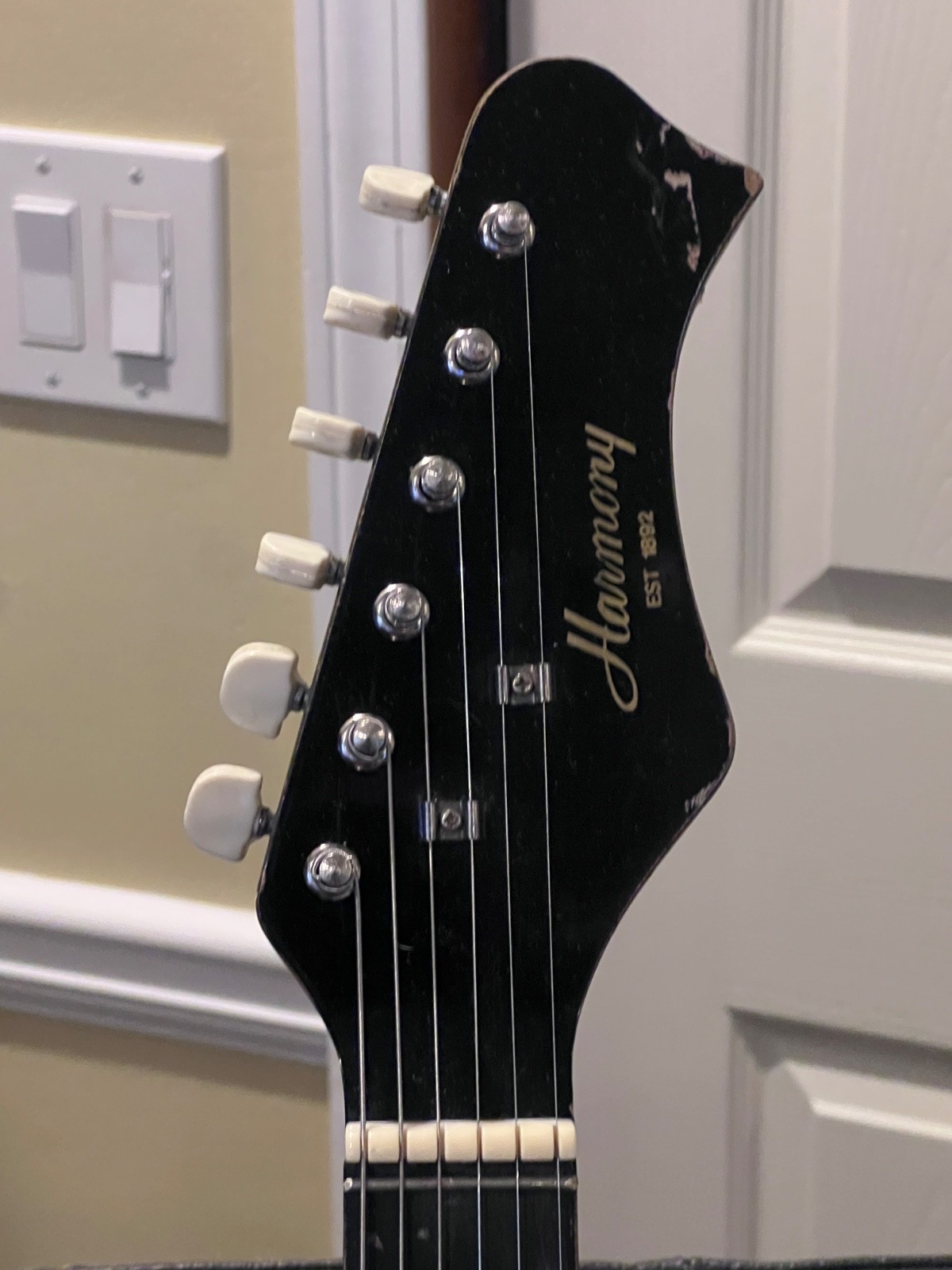 HARMONY GUITAR H 804 Black 1988