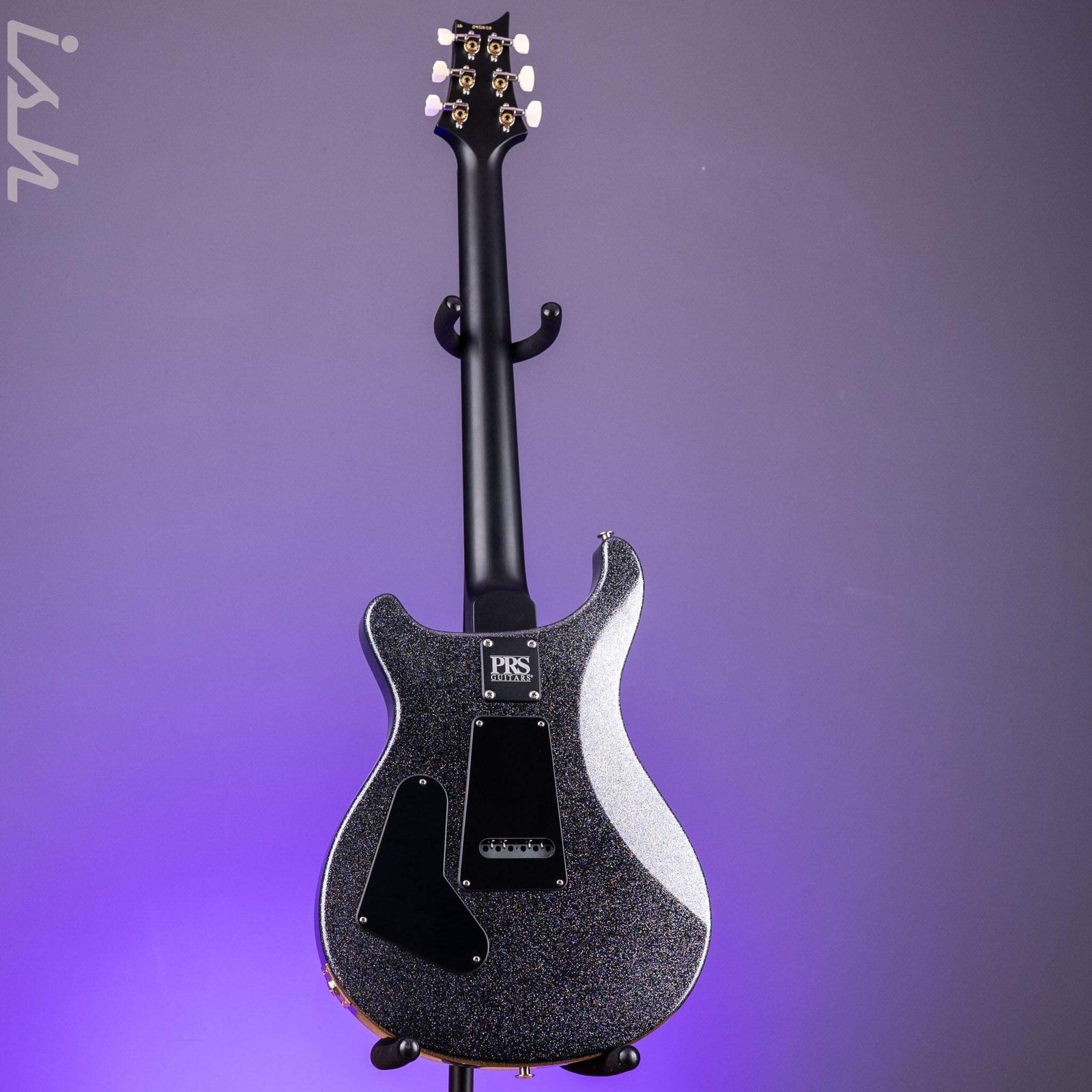 PRS CE 24 Silver Holoflake Sprayer’s Choice w/ Black Satin Neck