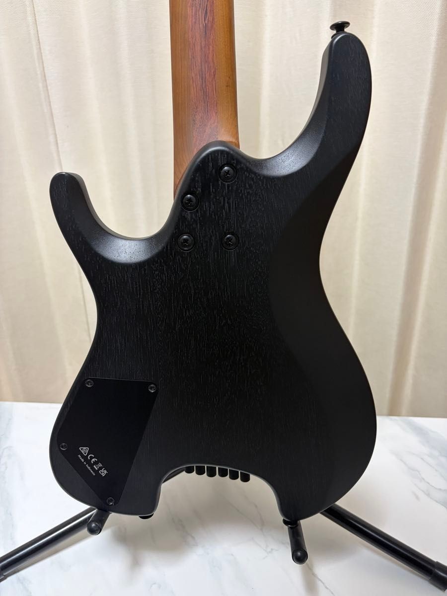 Ibanez QX52B-WK Weathered Black Headless Electric Guitar