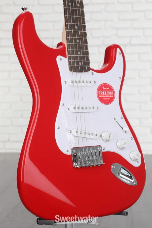 Squier Sonic Stratocaster HT Electric Guitar – Torino Red