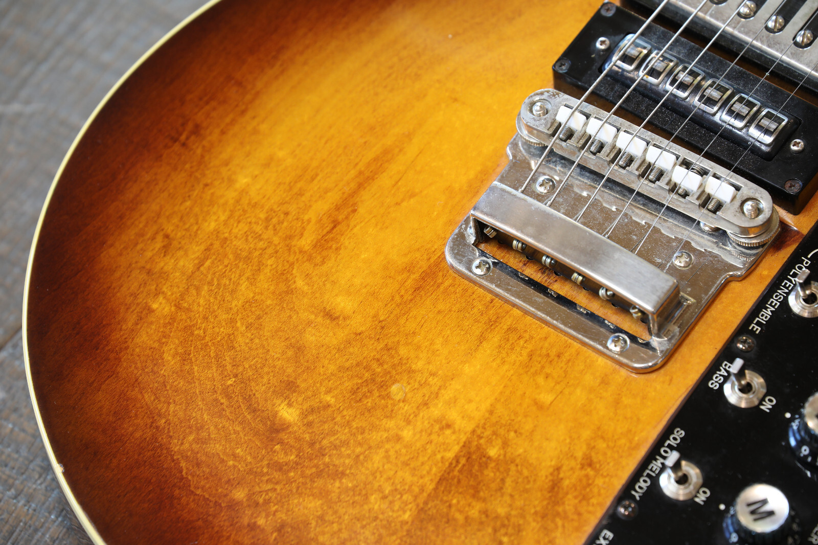 Vintage! 1977 Roland GS-500 Paraphonic Synth Electric Guitar Honey Burst + OHSC