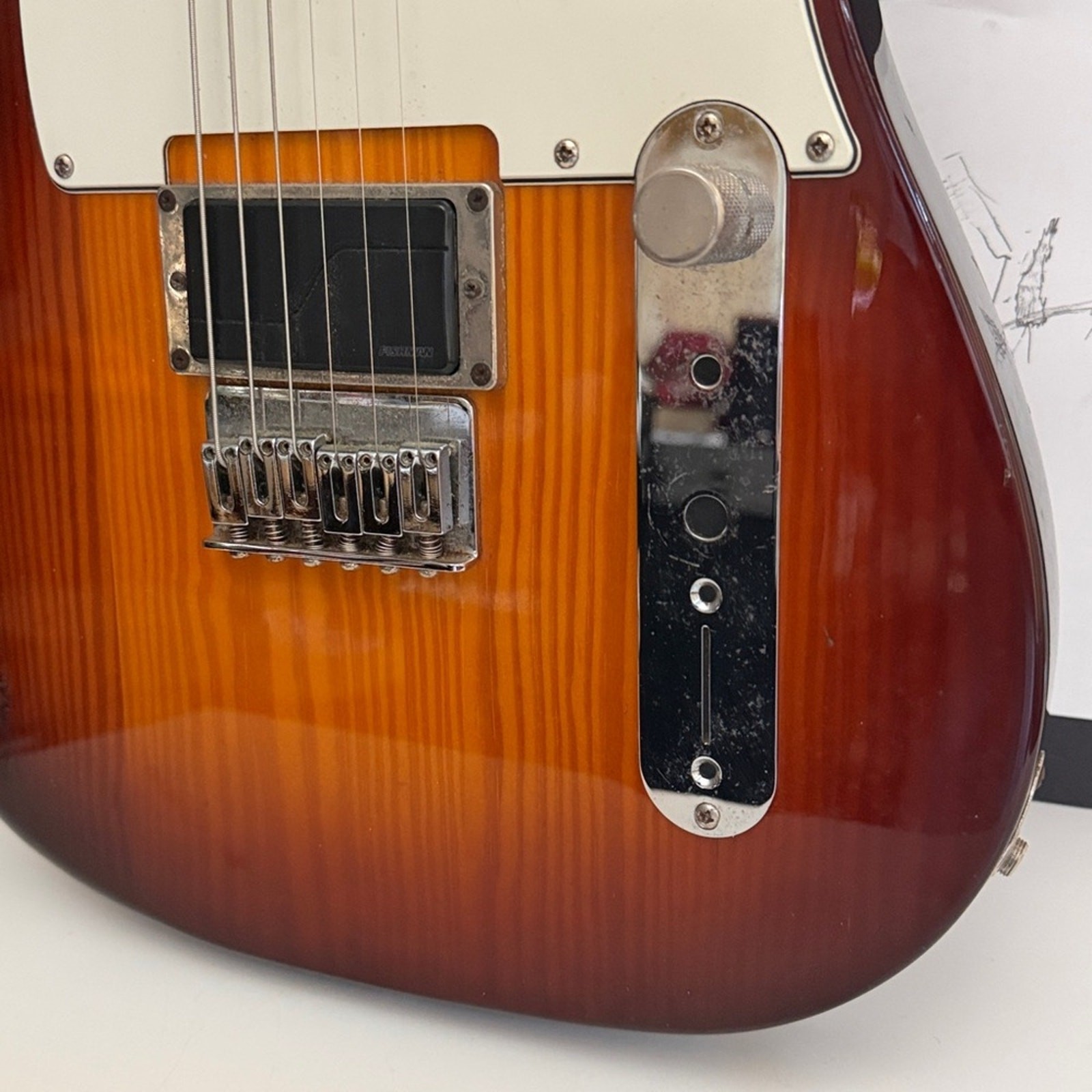 Fender Telecaster Fishman Fluence Pickups Belly Cut Single Push/Pull Controls