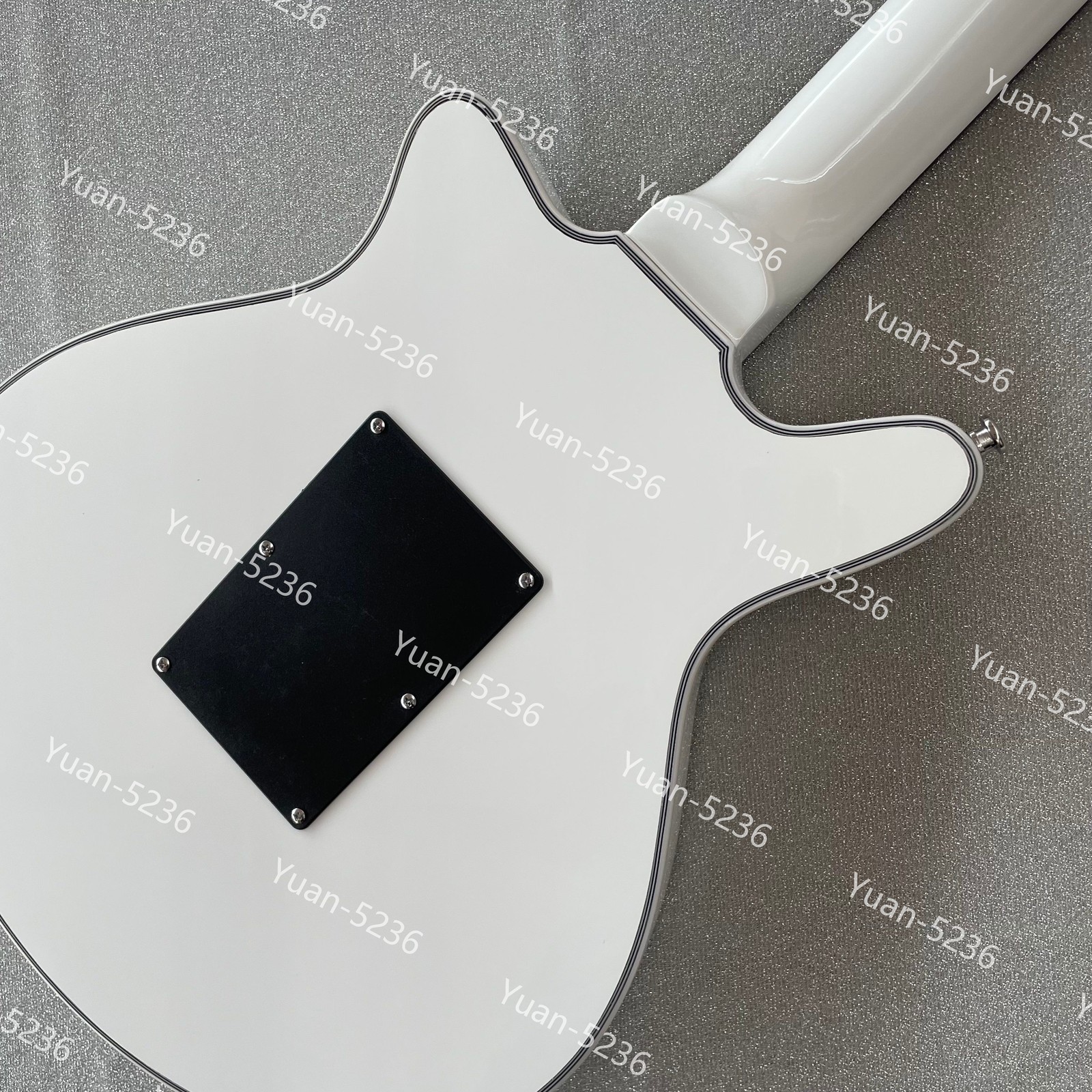 Solid Electric guitar Rounded fret Edge ortoise shell pickguard Factory Outlet