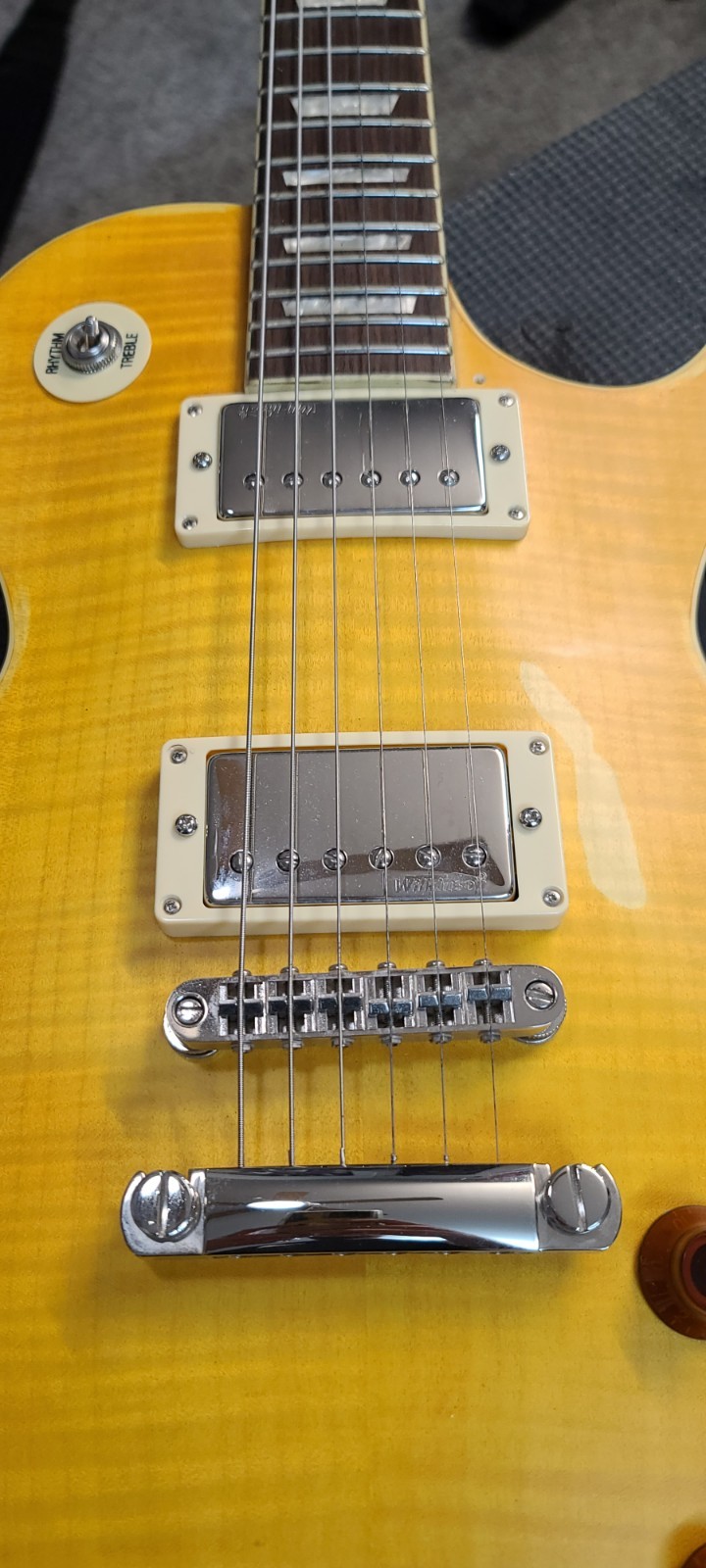 Vintage V100 MR-PGM Icon Greenie LP Peter Green Lemon Drop Relic Finish