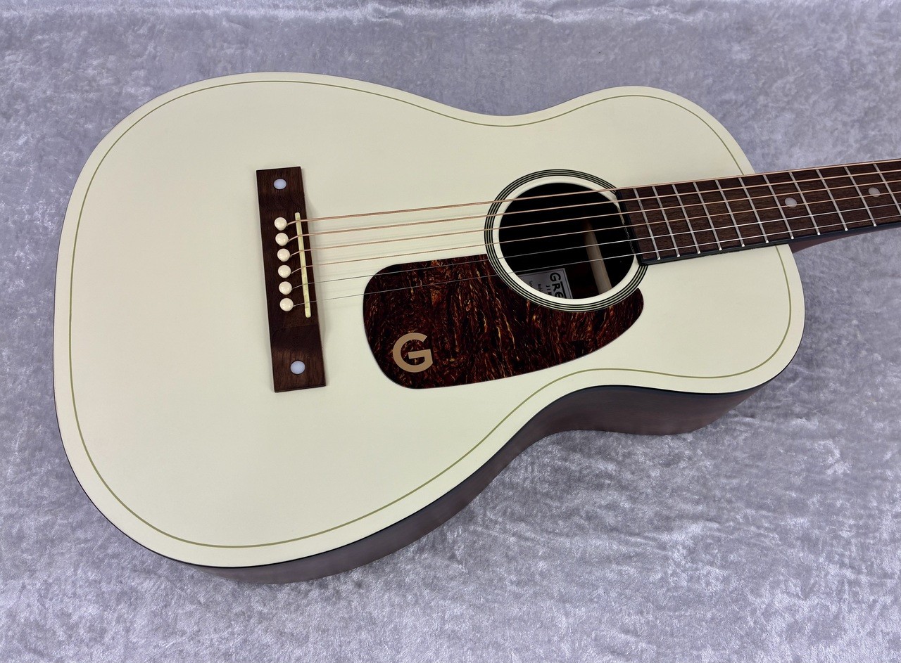 IN-STOCK! GRETSCH HISTORIC REX LINE JIM DANDY LTD PARLOR GUITAR / VINTAGE WHITE