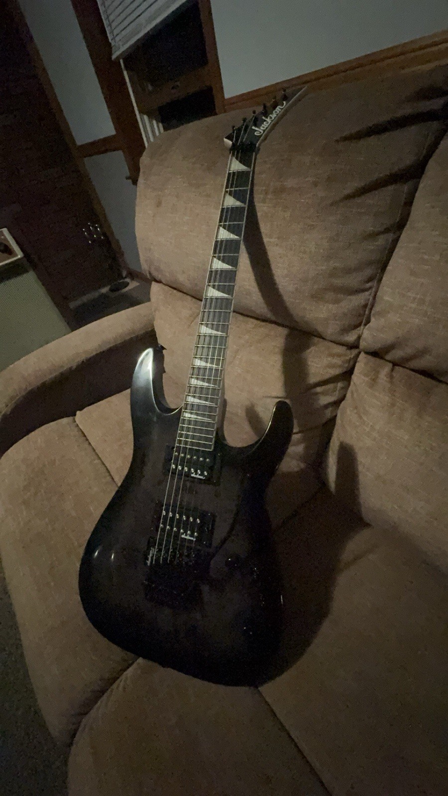 Jackson Dinky Arch Top JS32 DKA Electric Guitar – Transparent Black