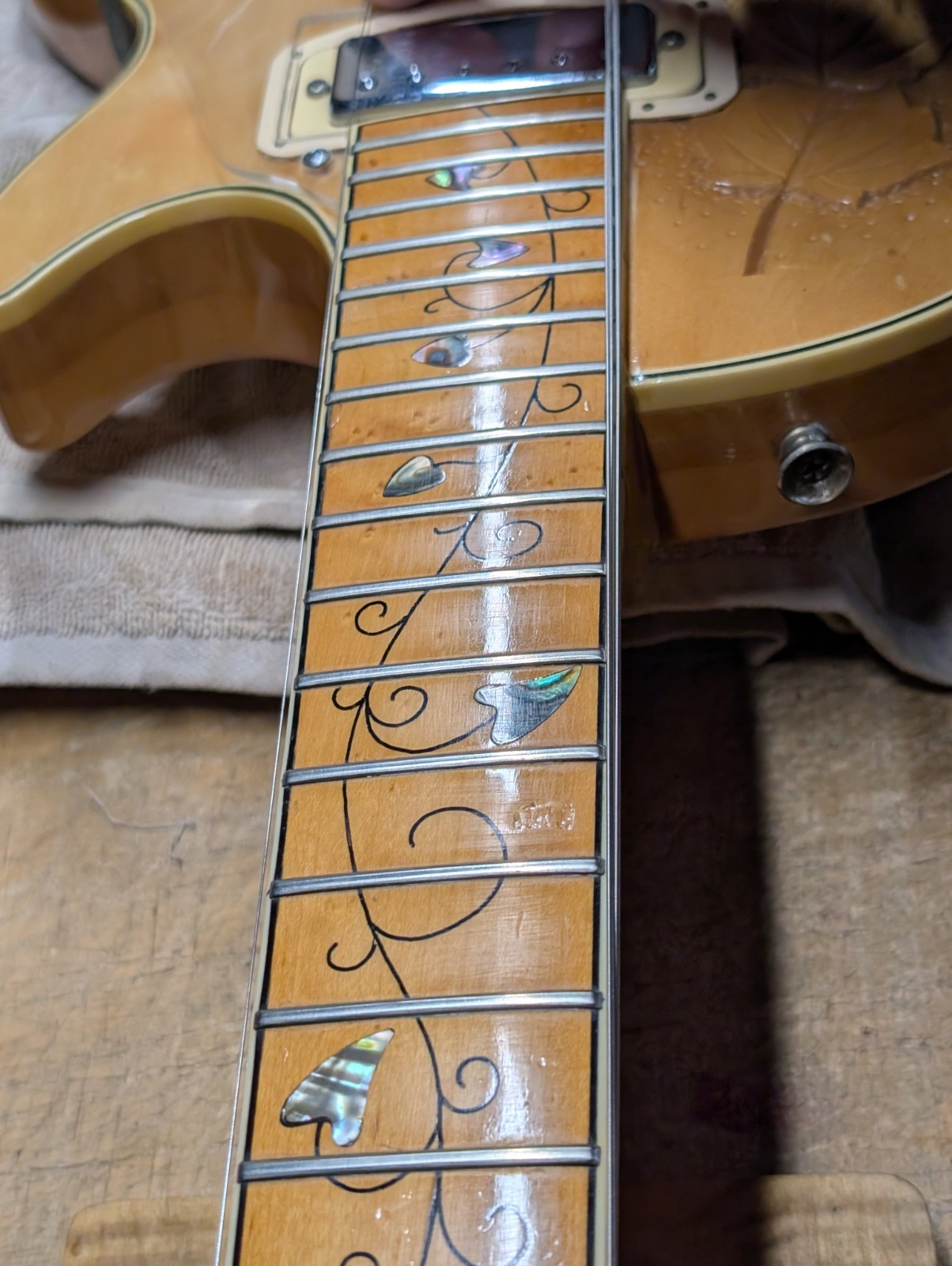 Electra 2258 Tree Of Life Set Neck Electric Guitar ?Prototype? 1970s W/OHSC