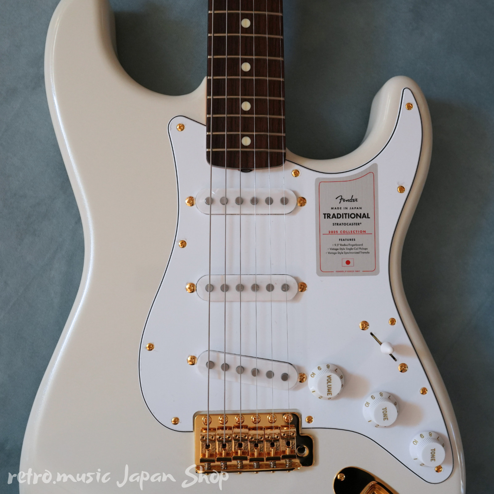 Fender MIJ Traditional 2025 collction 60s Stratocaster Rosewood White Pearl
