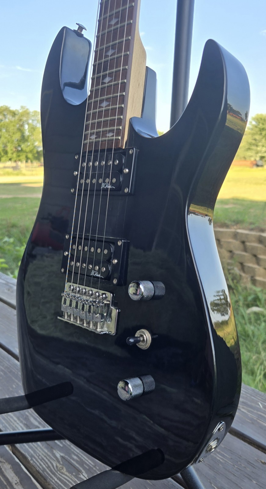 B.C. Rich ASM-1 Pearl Black 2014 Mint! Awesome shredding beast MINT!