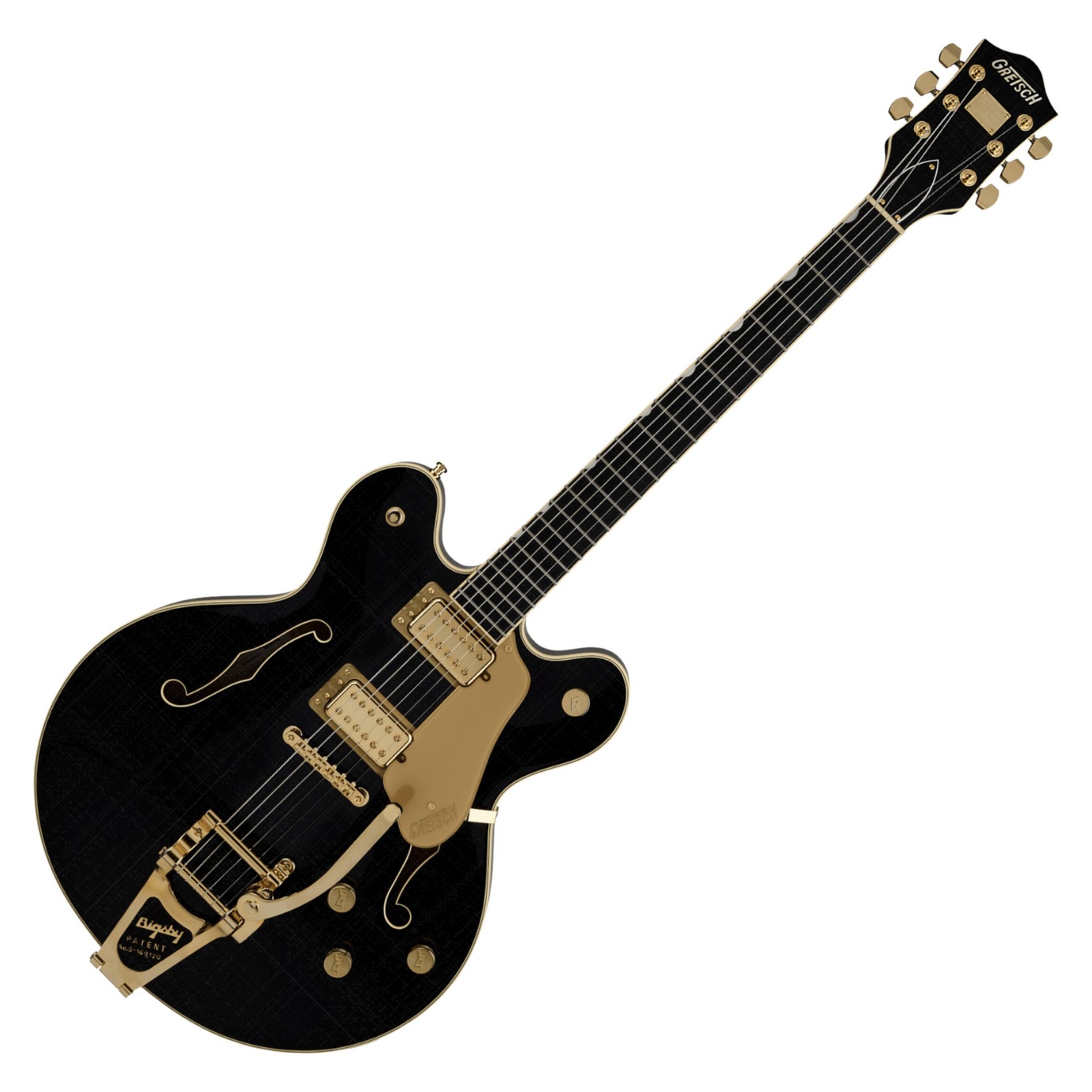 Gretsch Broadkaster LX Center Block Electric Guitar w/Bigsby, Black