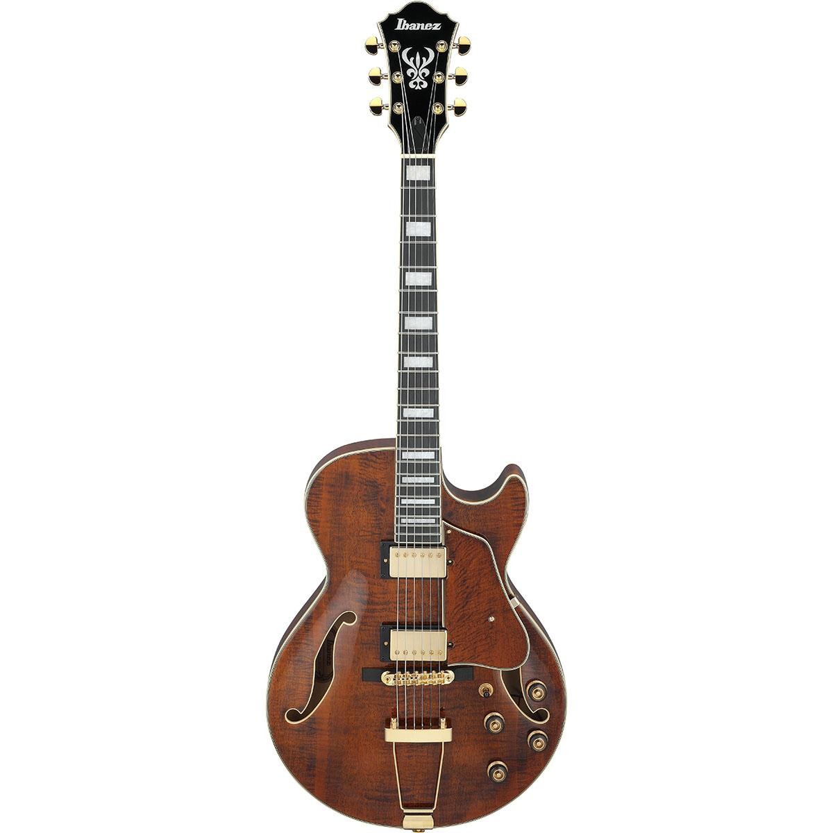 Ibanez Artcore Expressionist Series AG95MG Electric Guitar, Dark Amber