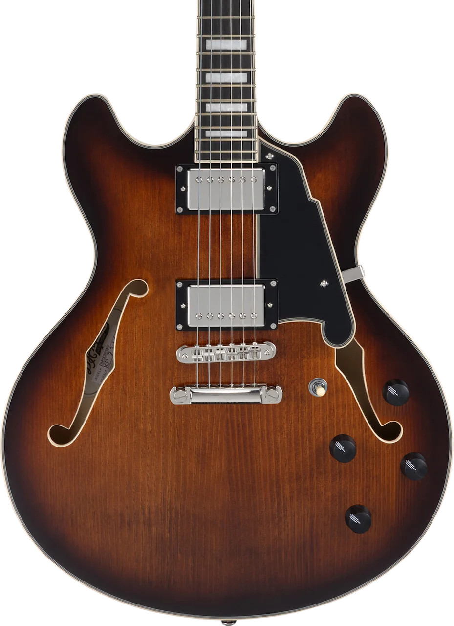 D’Angelico Premier DC Electric Guitar – Brown Burst