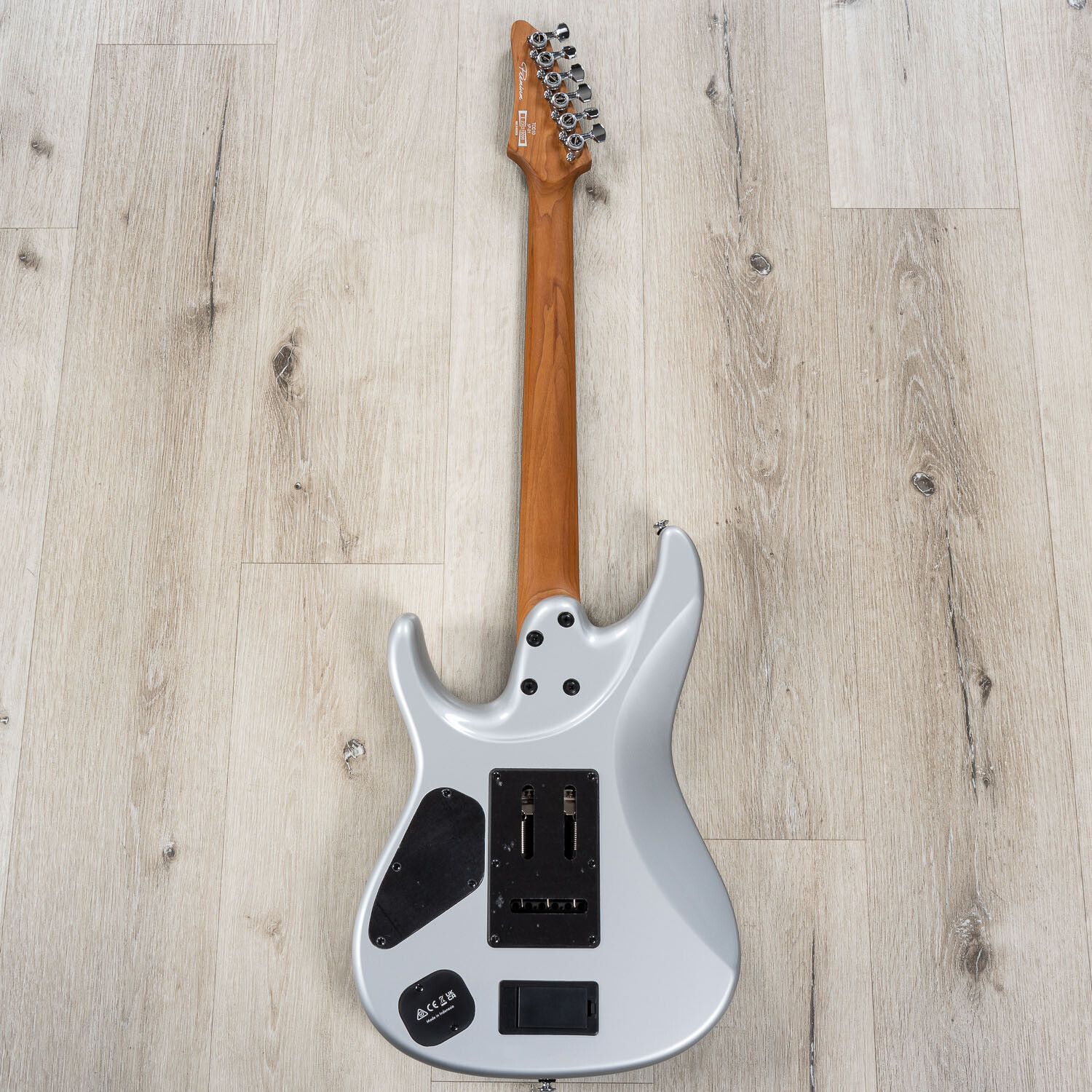 Ibanez TOD10 Tim Henson Signature Guitar, Fishman Fluence Pickups Classic Silver