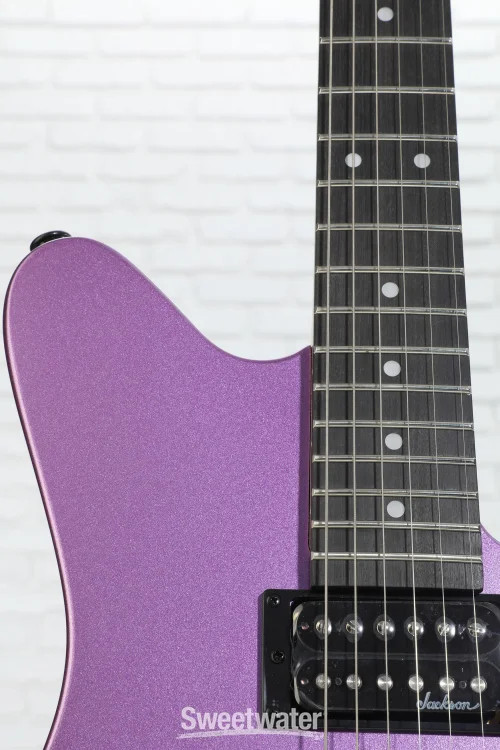 Jackson JS22 Surfcaster HT Electric Guitar – Metallic Purple, Sweetwater
