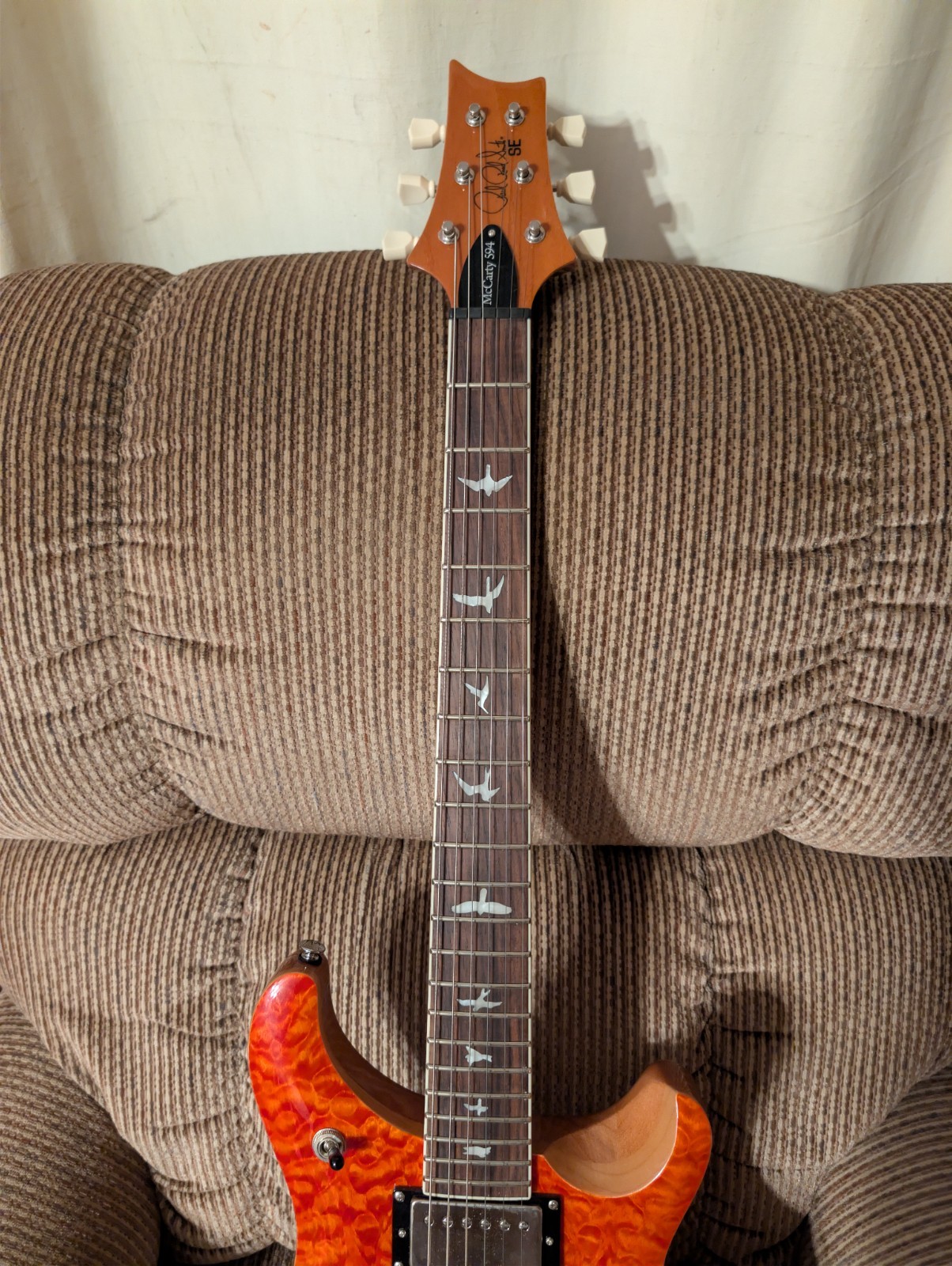 2025 PRS SE McCarty 594 Blood Orange with Gig Bag