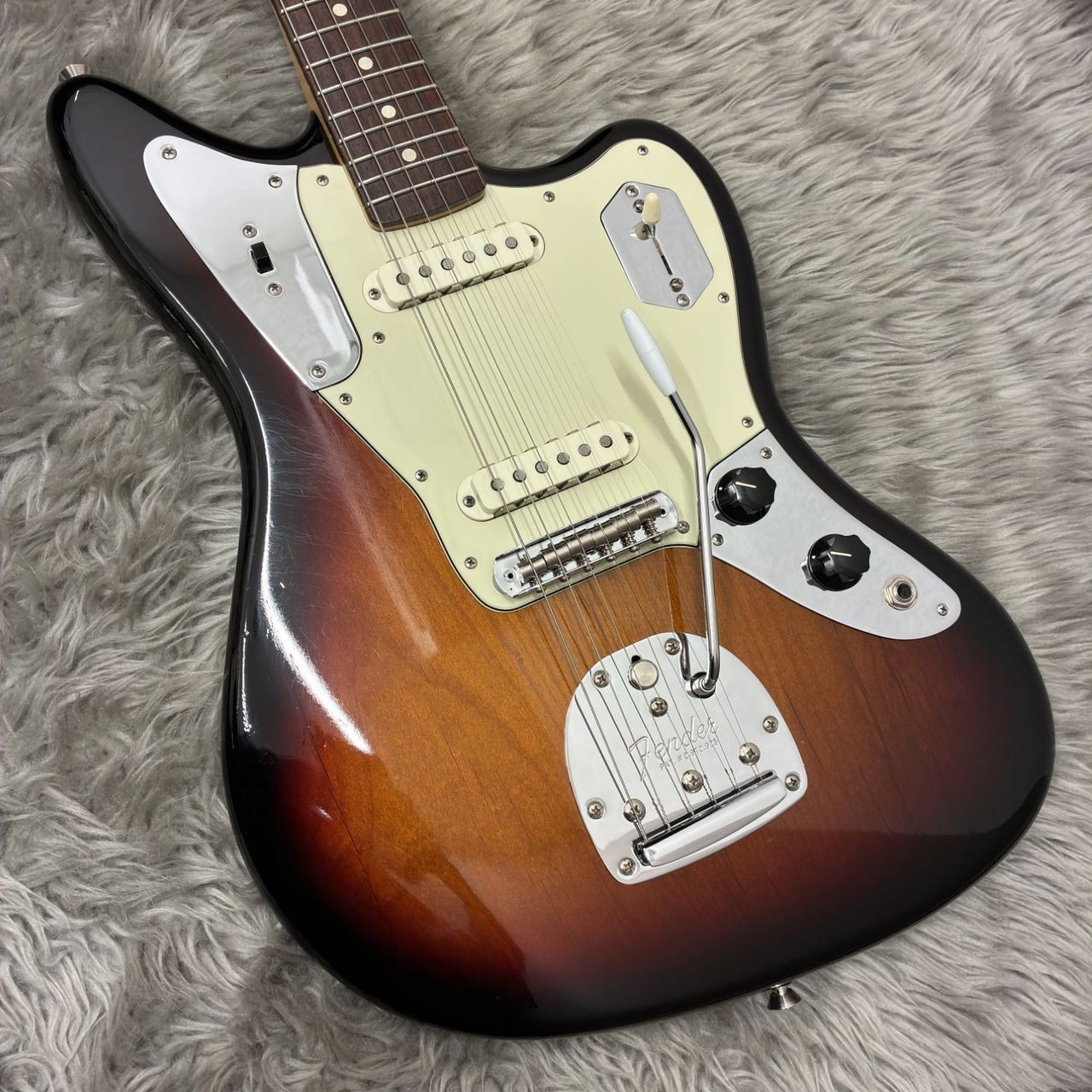 Fender American Professional Jaguar 2016 3TS Sunburst Electric Guitar Used