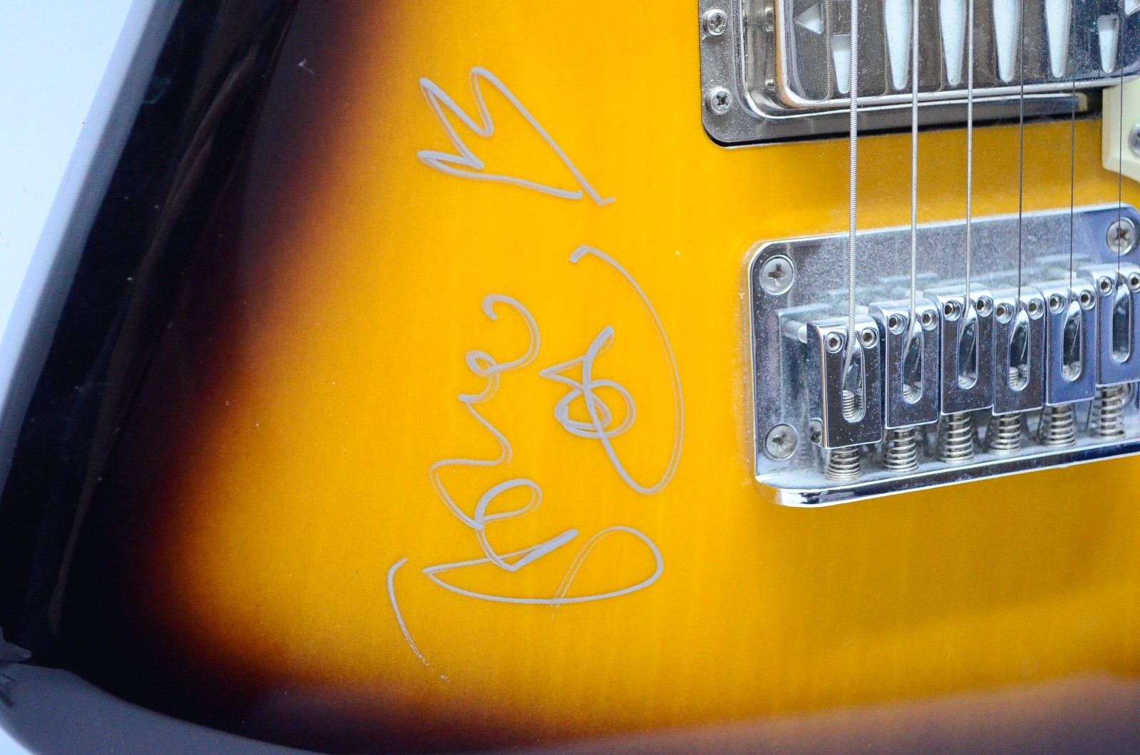 Eastwood Airline Bighorn Electric Guitar Signed by Stone Gossard of Pearl Jam