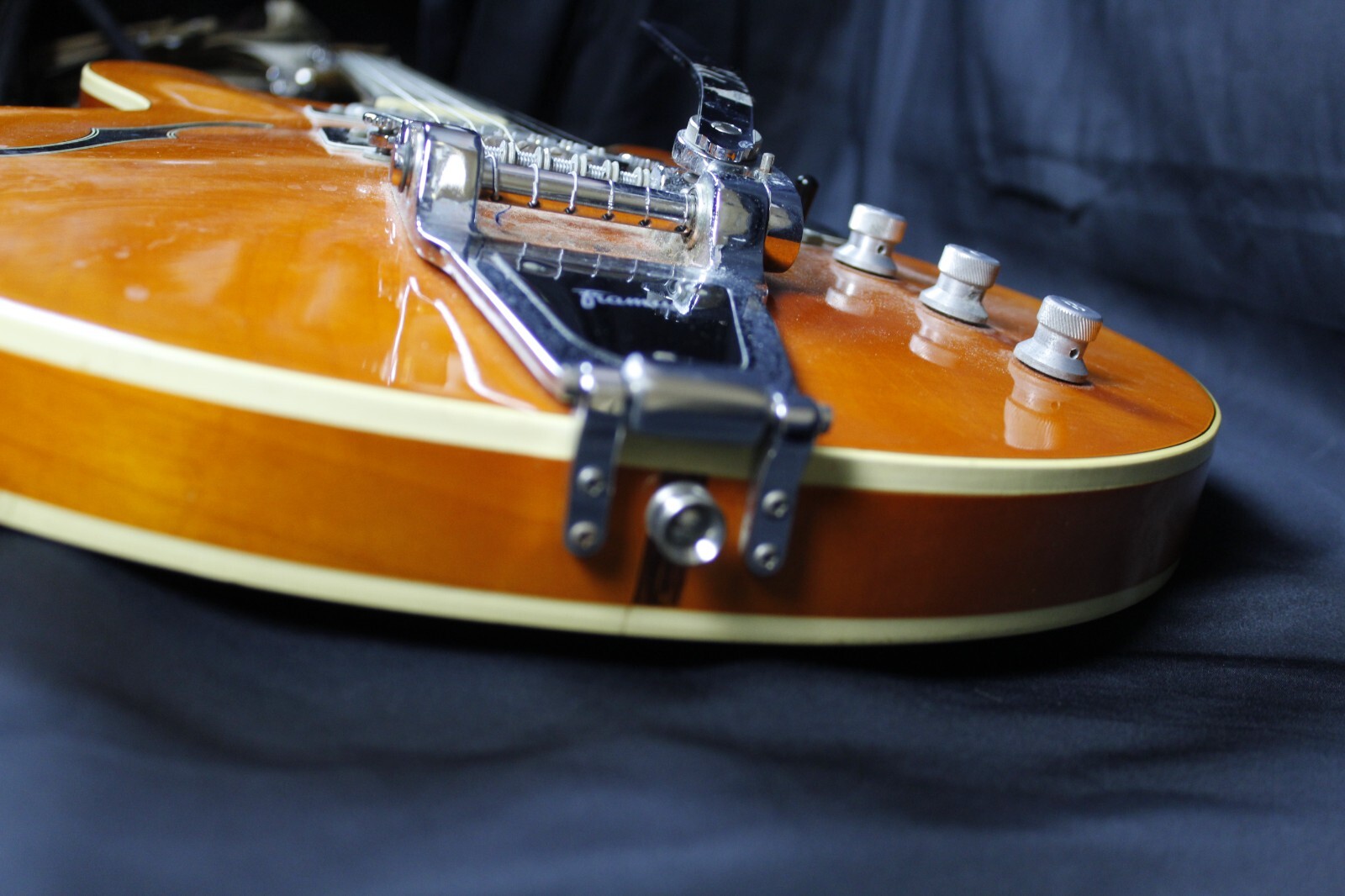 Framus Caravelle 5/117-52 60´s Orange Hollow-Body Guitar Made in Germany w/HSC