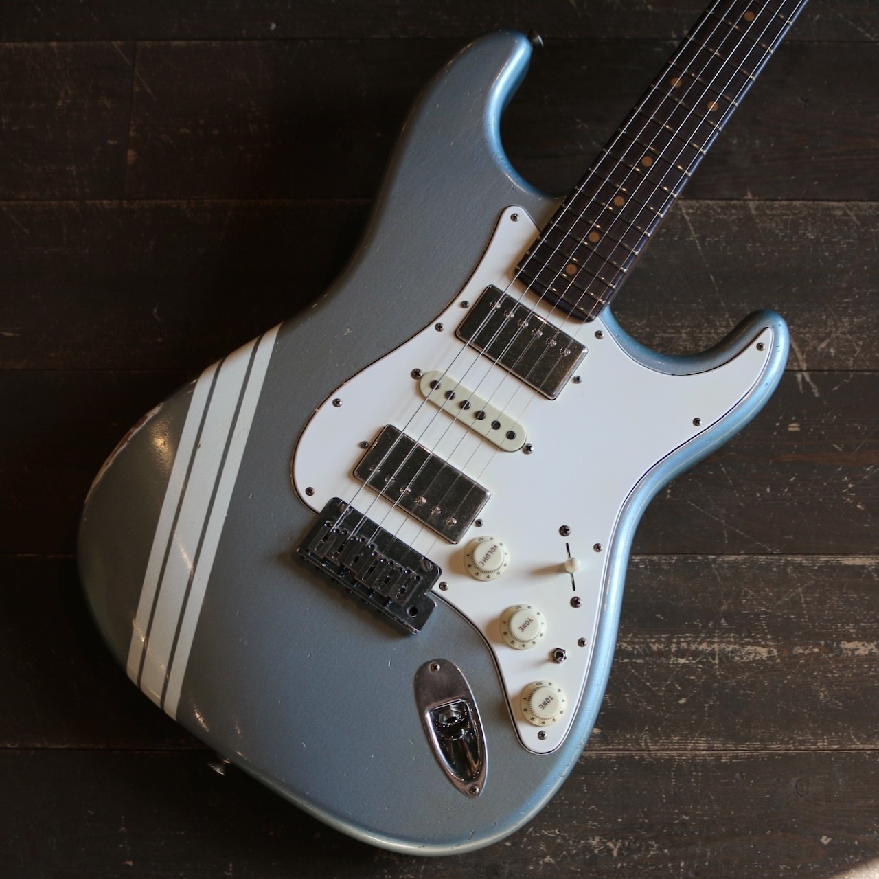 Fender Custom Shop 1963 Stratocaster Relic HSH Blue Ice Metallic Masterbuilder